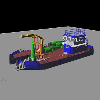 航标船专业船 - ST-21000 - Uniworkboats SIA - 双体船