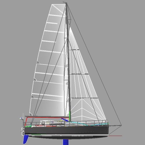 快速巡游帆船 - ST-40 "Anarquista Chika" - Uniworkboats SIA - 远洋竞赛用 / 3舱 / 2舱