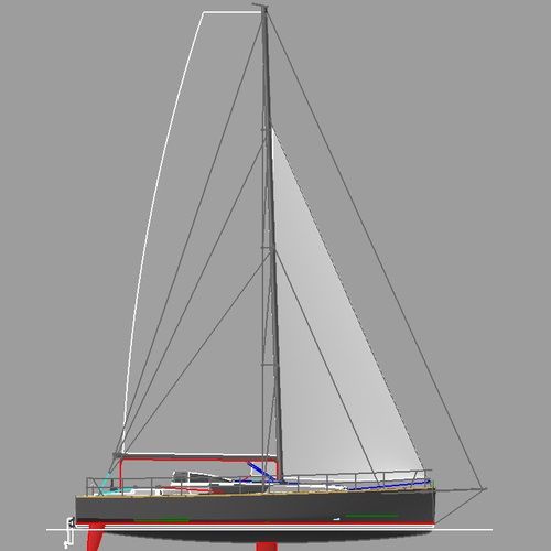 快速巡游帆船 - ST-48 "Anarquista" - Uniworkboats SIA - 远洋竞赛用 / 3舱 / 2舱