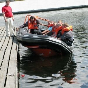 救生船专业船 - ARTIC 450 - Uniworkboats SIA - 舷外 / 铝制 / 刚性充气艇