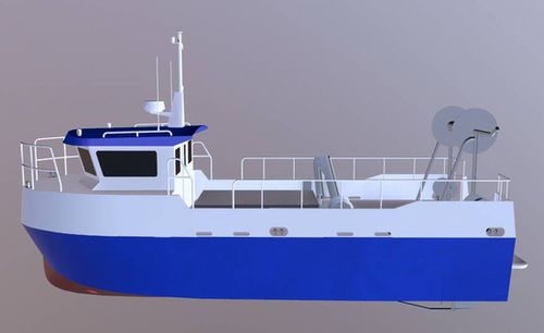 专业捕鱼船专业船 - Mariner-36CF - Uniworkboats SIA - 舷内 / 柴油 / 铝制