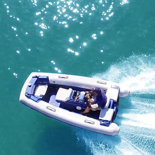 水力喷射充气艇 - JET11  - Argos Nautic Manufacturing LLC - 半硬式 / 开放式 / 中央控制台