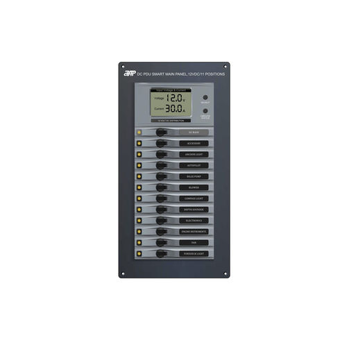 船用电源分配装置 - DC PDU Smart Main Panel,12VDC(24VDC)/11 Positions - APM TECHNOLOGIES (Dongguan) Co., Ltd