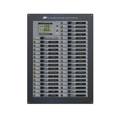 船用电源分配装置 - DC PDU Smart Main Panel,12VDC(24VDC)/35 Positions - APM TECHNOLOGIES (Dongguan) Co., Ltd