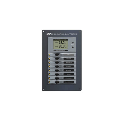 船用电源分配装置 - DC PDU Main Panel, 12VDC(24VDC)/7 Positions - APM TECHNOLOGIES (Dongguan) Co., Ltd