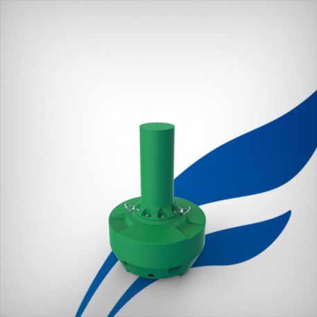 信标浮标 - FLC1200-LAT - FullOceans - 用于港口码头 / 聚乙烯 / 带雷达反射器