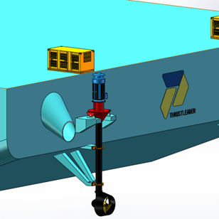 方位角推进器 - TLAT600DM - Thrustleader Marine Power System - 船舵 / 固定 / Voith