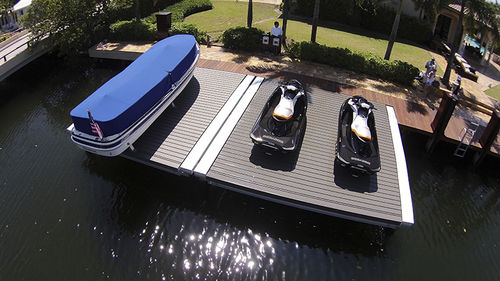 船用升降机 - PWC  - No Profile Boat Lifts - 水上摩托车 / 安装在浮桥码头上