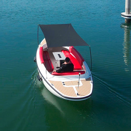电动敞开艇 - Fantail 217 - Vision Marine Technologies - 舷外 / 中央控制台 / 巡游