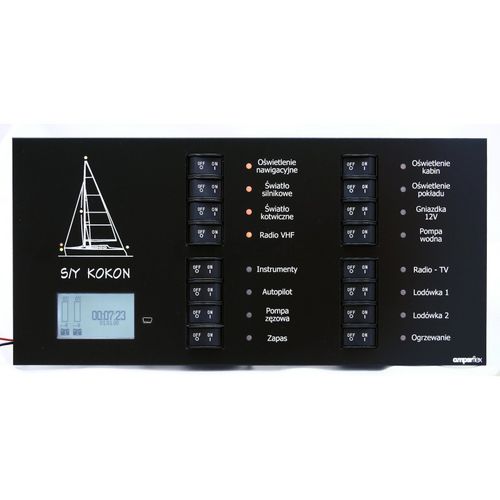 船用配电板 - BP16RMN - amperflex - 电流 / LED