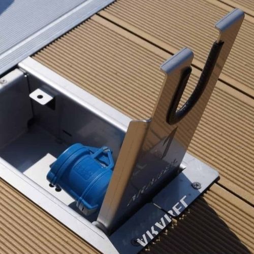 嵌入式设备桩 - PKD series - ARABEL NV - MARINA INTEGRATED SYSTEMS - 配电 / 供水 / 浮桥