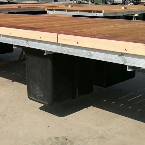 浮桥浮筒 - GALLEGGIANTE IN POLYETHILENE (PE) - Nuova Metalmeccanica srl - marine division