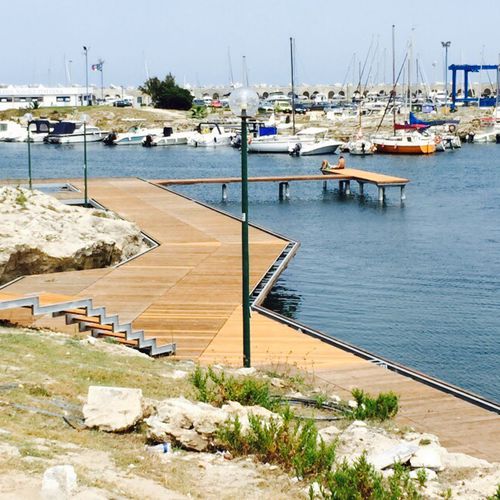 系泊浮桥码头 - PONTILE FISSO - Nuova Metalmeccanica srl - marine division - 用于钓鱼 / 用于海港 / 用于港口