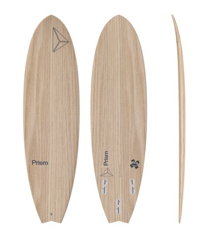 鱼形冲浪板 - Fish 6’4 PAULOWNIA ORIGINAL SERIES FCS 2 - Prism Surfboards - 中间 / EPS / 玻璃纤维
