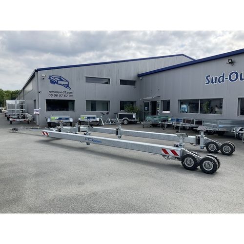 搬运拖车 - SUD OUEST REMORQUES - 船用 / 垫板式 / 液压