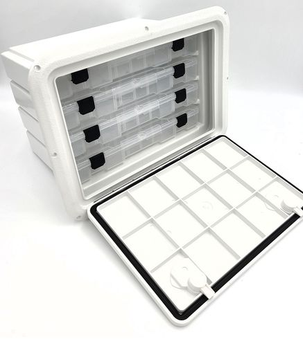 船用收纳箱 - DPTC1317 series - DPI Marine Inc. - 用于钓鱼 / 用于急救箱 / 嵌入式