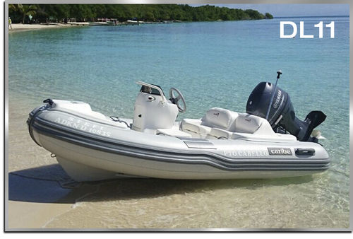 舷外充气艇 - DL 11 - Make Sense Marine Corp DBA Caribe Nautica - 半硬式 / 最多容纳 5 人