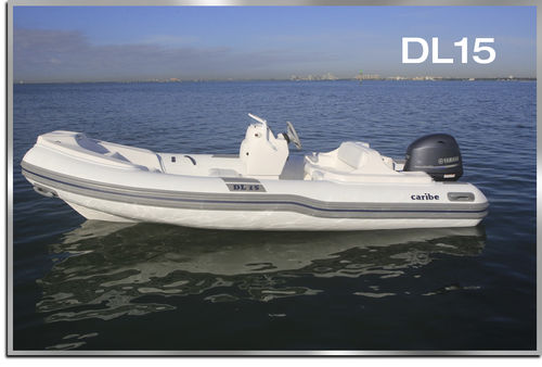 舷外充气艇 - DL15 - Make Sense Marine Corp DBA Caribe Nautica - 半硬式 / 最多容纳 8 人