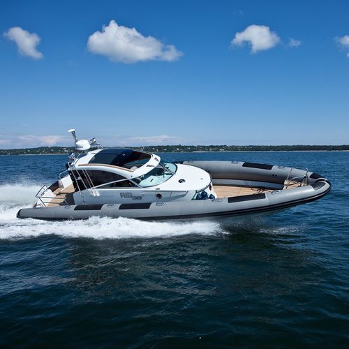 舷内充气艇 - RIB 36 EXPLORER - Ridas Yacht - 半硬式 / 封闭式驾驶舱 / 带驾驶室