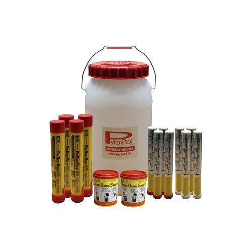 船用海岸遇险套件（手持式火炬/烟雾信号/信号弹） - 2-1308600 - PyroPol GmbH