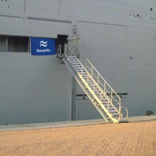 船舶舷桥 - AISTER ALUMINIUM SHIPYARD - 伸缩 / 收纳式 / 铝制