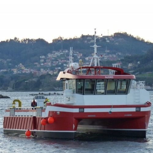 水产养殖用船专业船 - CAT 15x10 - AISTER ALUMINIUM SHIPYARD - 双体船 / 舷内