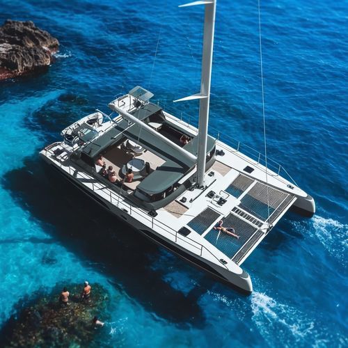 游览帆船 - SB650 - SEABUS - CATAMARANI MULTIRUOLO - 双体船 / 玻璃纤维 / 双舵轮