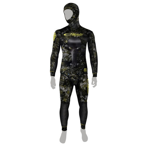 潜水射鱼潜水服 - Tactical Stealth - EPSEALON - 长袖 / 一件式 / 带头罩