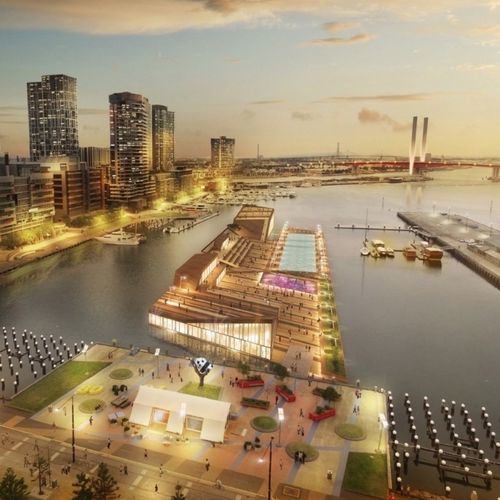 浮桥建筑 - Floating Steel Foundation - BLUET FLOATING SOLUTIONS