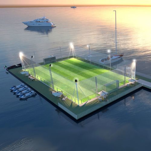 水上平台 - BLUET FLOATING SOLUTIONS - 用于海港 / 足球场