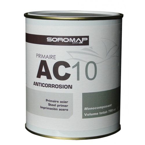 船用底漆 - AC10 - GROUPE SOROMAP - 钢 / 单组分 / 防腐蚀