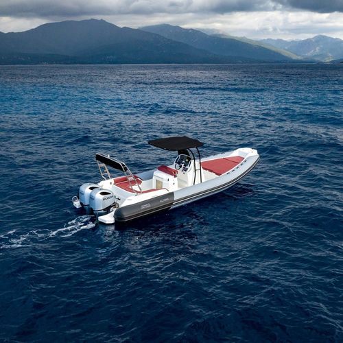 舷外充气艇 - ALTORE E SOLE 900 - Fanale Marine - 双引擎 / 半硬式 / 开放式