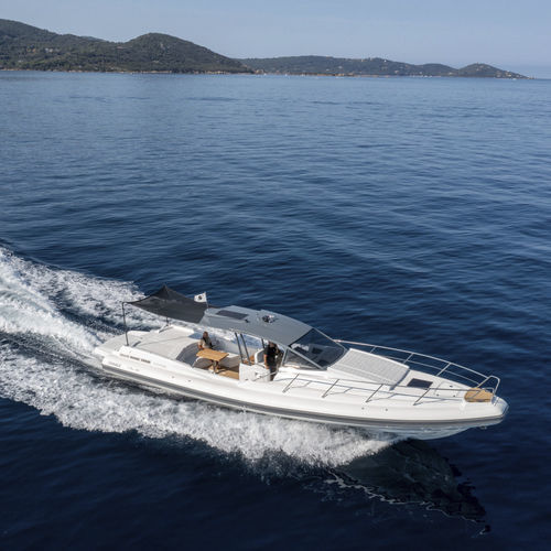 舷内充气艇 - MAIO 1400 - Fanale Marine - 双引擎 / 半硬式 / 开放式