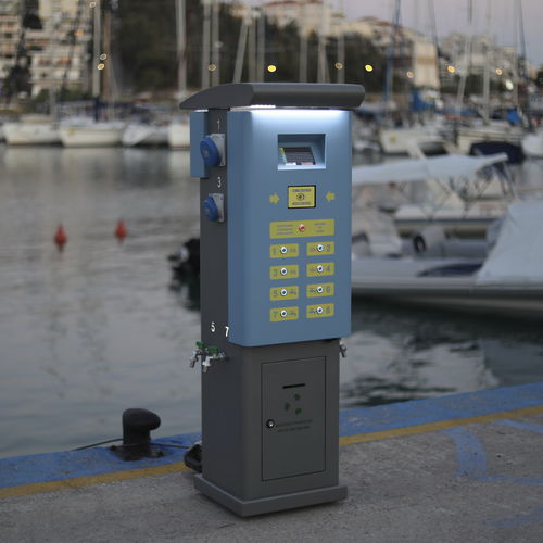 供水设备桩 - Euripus  - Smartmarinas - 配电 / 浮桥 / 不锈钢