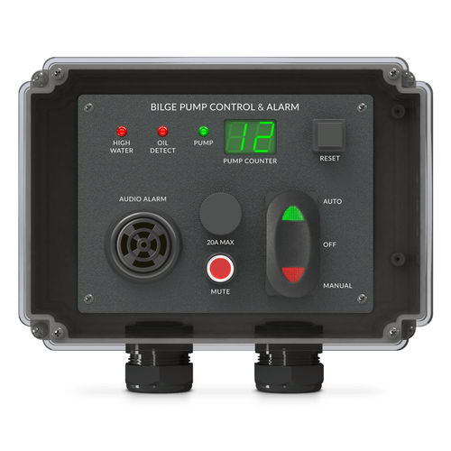船用操纵面板 - BG-CP-E - Blue Guard Innovations - 用于泵 / 带报警器