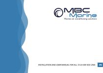 MBC Marine User Manual for SDC modells