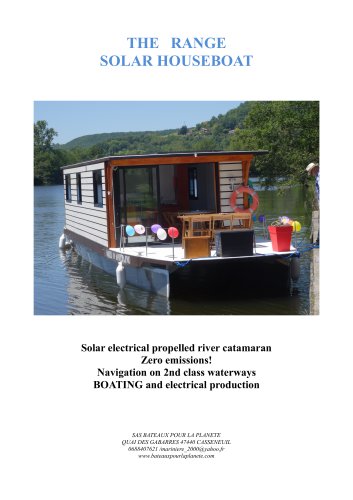 THE RANGE SOLAR HOUSEBOAT