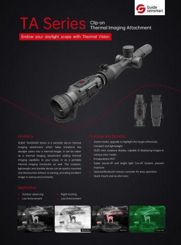 Guide TA450 Clip-on Thermal Imaging Attachment