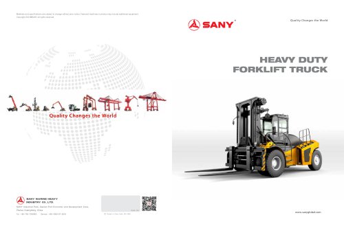 SANY Forklift truck SCP100A