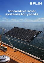 innovative solar systems for yachts — product catalog