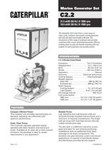 Cat C2-2 Genset Spec Sheet