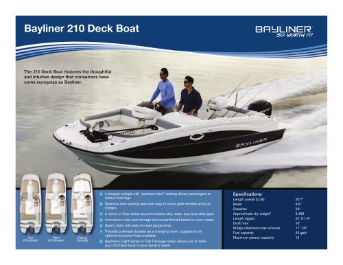 210 DECK BOAT