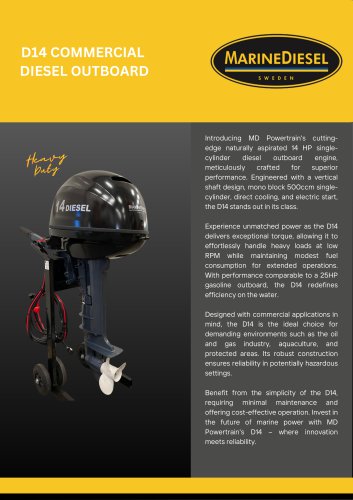 D14 COMMERCIAL DIESEL OUTBOARD