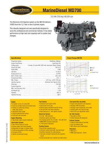 MarineDiesel MD700