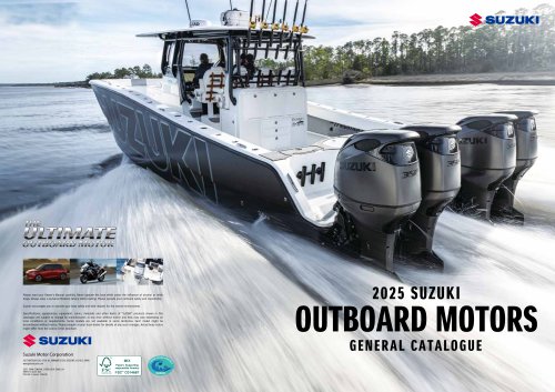 2025 SUZUKI OUTBOARD MOTORS GENERAL CATALOGUE