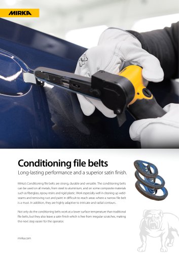 Conditioning file belts