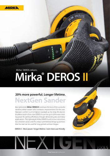 Leaflet - Mirka® DEROS II