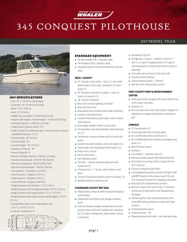 345 CONQUEST PILOTHOUSE