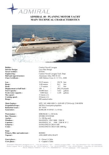 ADMIRAL 40
