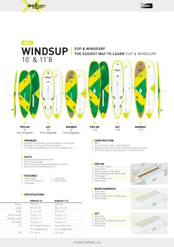 WINDSUP 10’ & 11’8